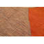 Tapis orange / brun en laine noué à la main 6 pi 2 po x 9 pi 3 po Badr