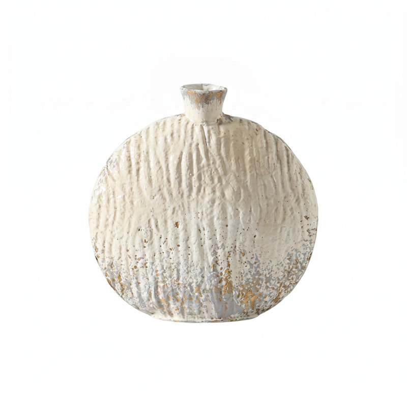 Vase en résine Ivy Bronx, 15.0"W x 3.9"D x 15.2"H