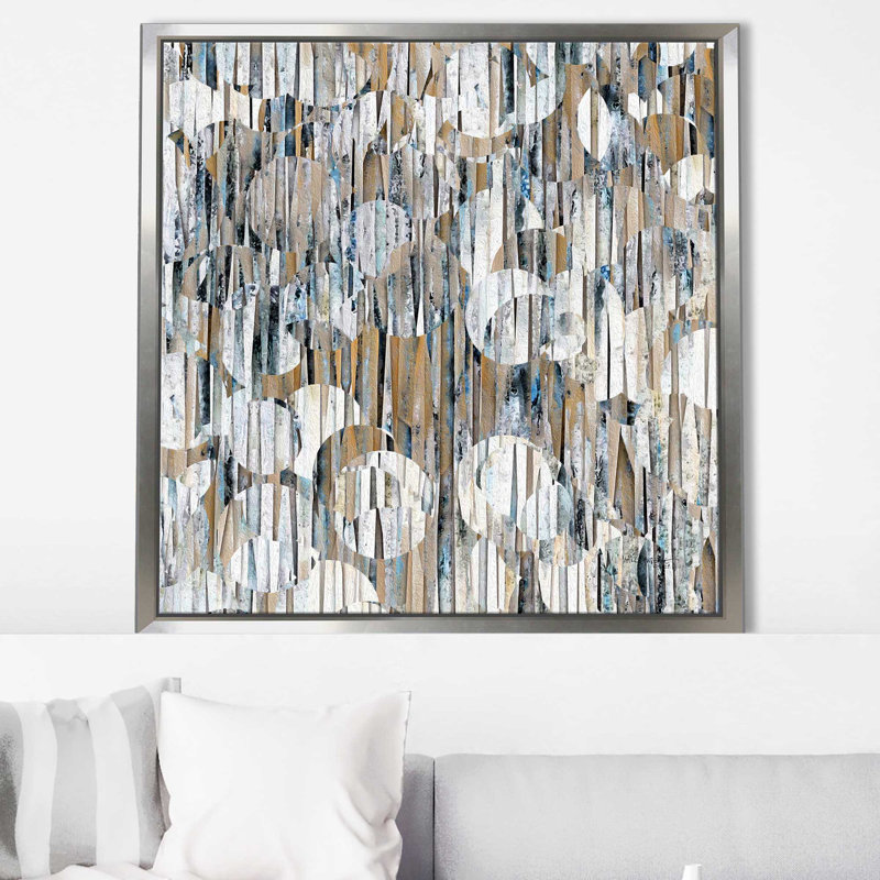 Hebrews 4: 12 the Word par Mark Lawrence - impression, Cadre flottant argent, H 31,5 po x l 31,5 po x P 2 po