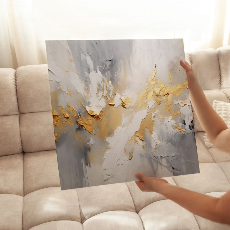 Abstract Brushstroke Dance Transitional Unframed Art Print