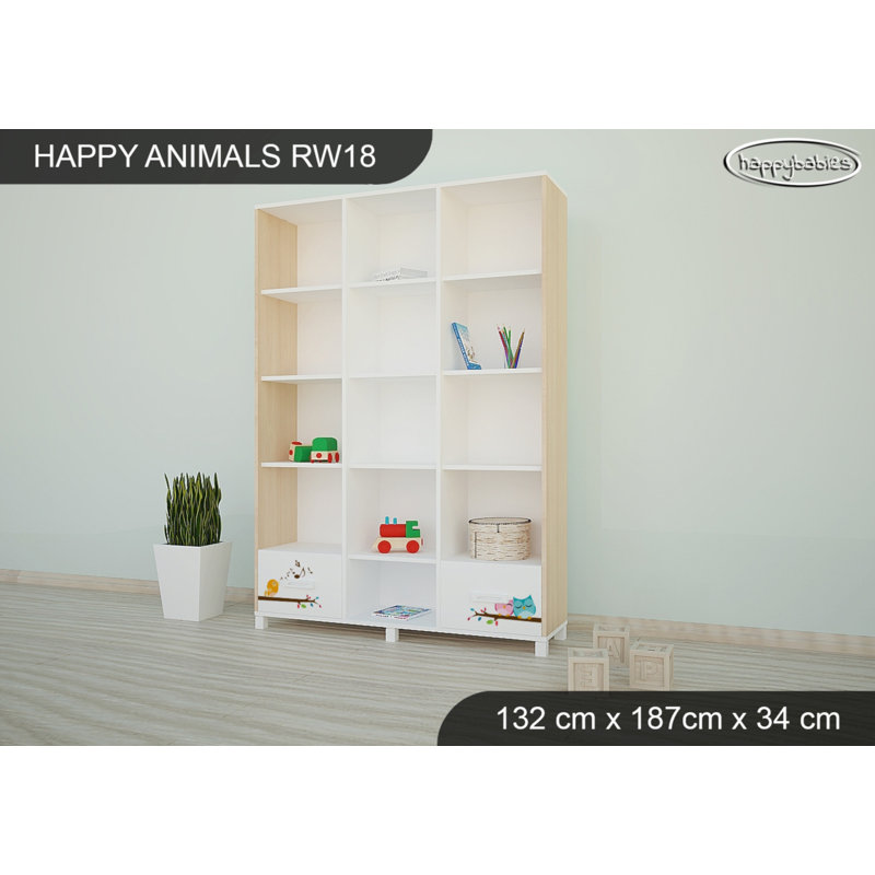 187cm H X 132cm W Kids Bookcase, Light Pear