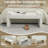 43.3" W Upholstered Bedroom Bench-763465190-738685209
