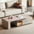 Buckwell Extendable Coffee Table with LED Lights & 2 Drawers