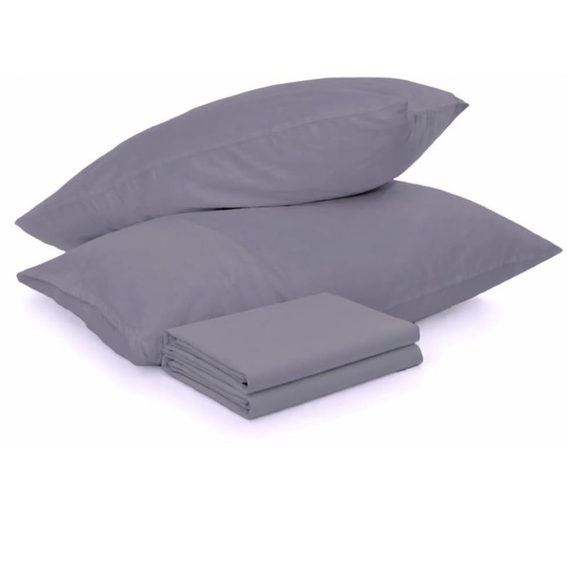 Hoocats Tencel Pillow Case, Grey