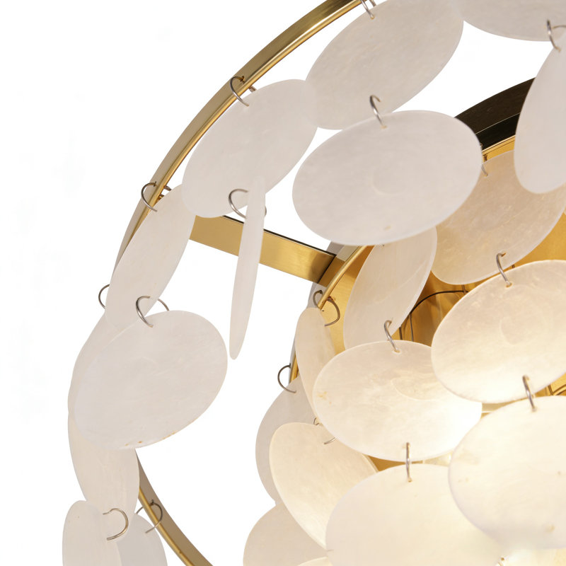 Plafonnier encastré 15,7 po Golden Shell