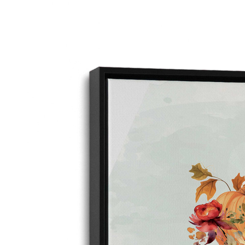 «Fall Floral Bicycle III» par Nicole DeCamp, reproduction d'art, L 30 po x H 30 po, Noir, Toile avec cadre
