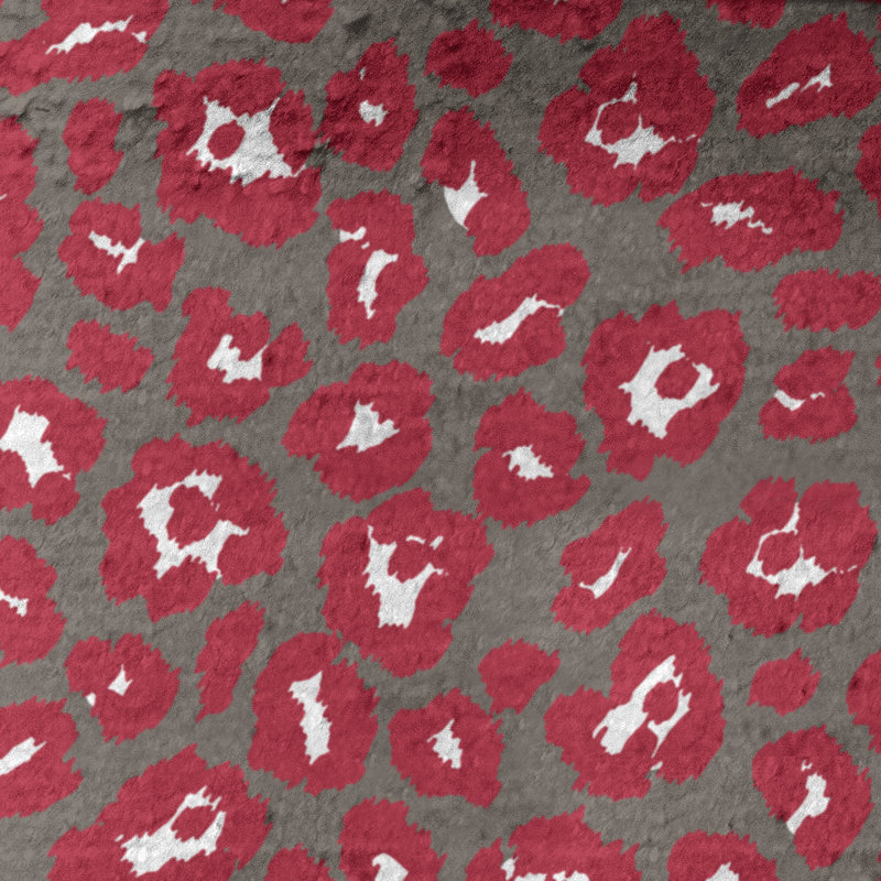 Holderness Beach Towel, Microfiber, Pewter/White/Red