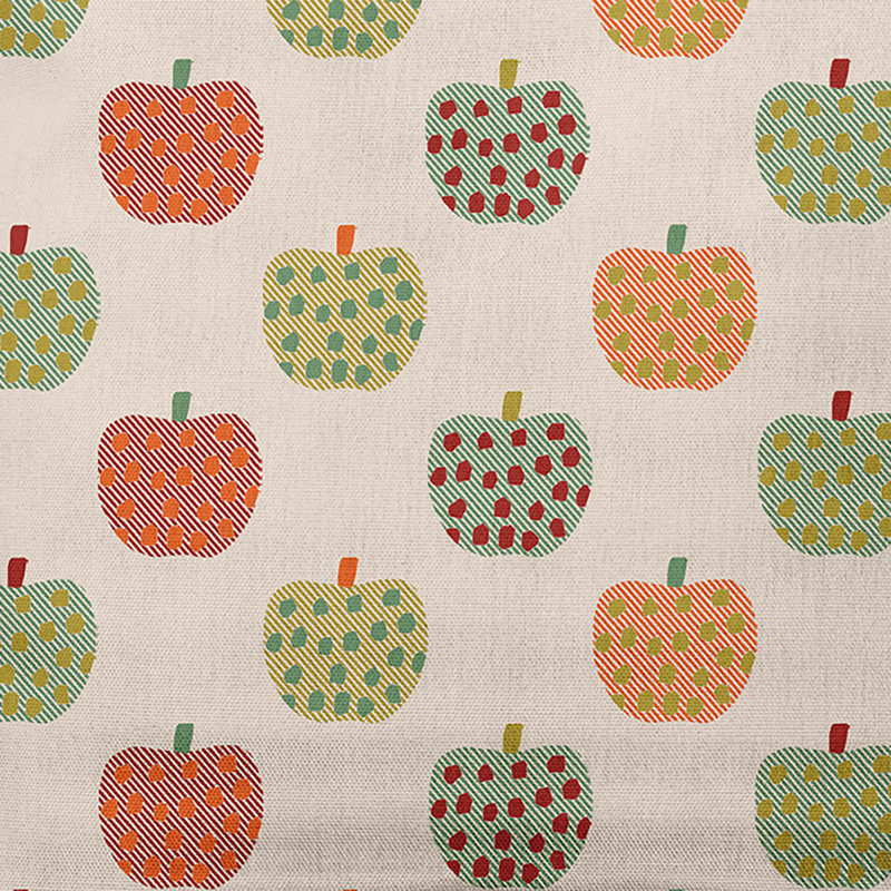 Coussin décoratif pomme, Rouge