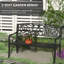 Causeuse de jardin en fonte