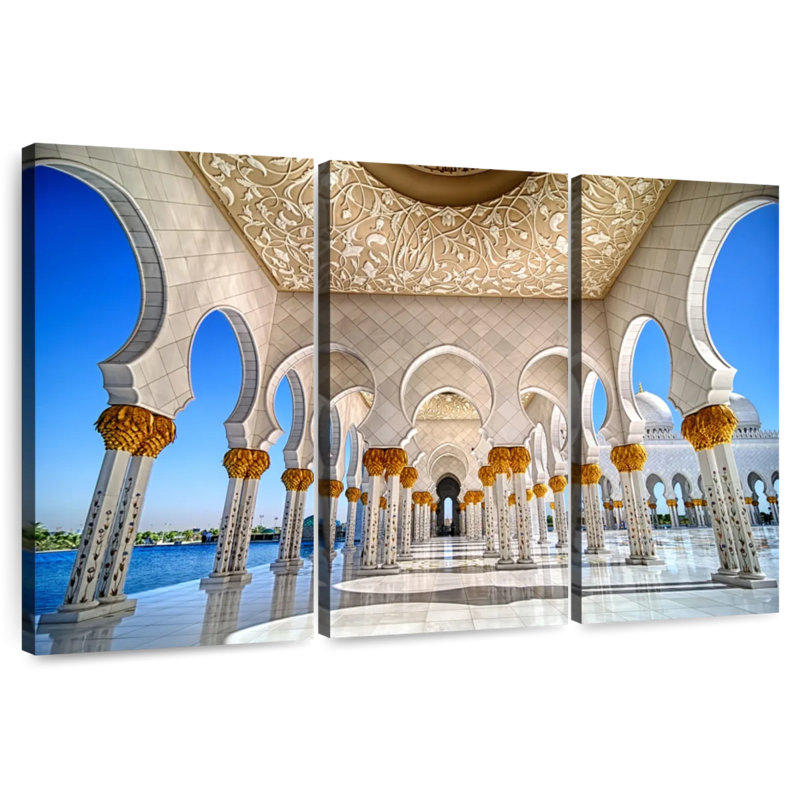 Nicci Elegant Sheikh Zayed Mosque, 24" H x 38" W