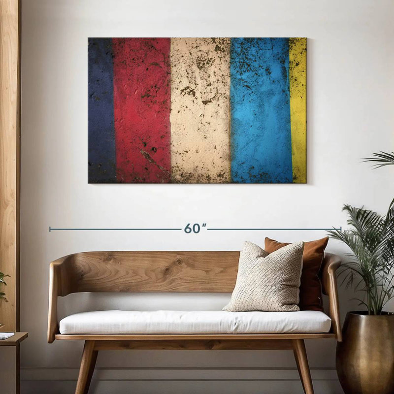 Béton rayé de couleur Avery, H 30 po x l 45 po