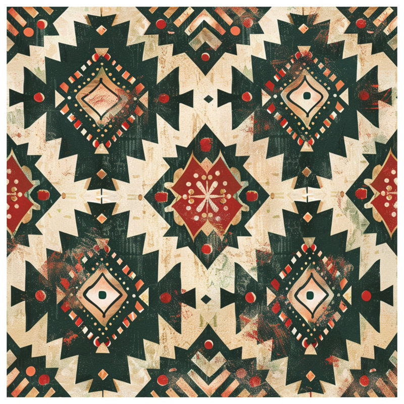 Coussins décoratifs Southwestern, 26 po x 26 po