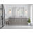 Esin 84'' Double Bathroom Vanity with Quartz Top-88110117