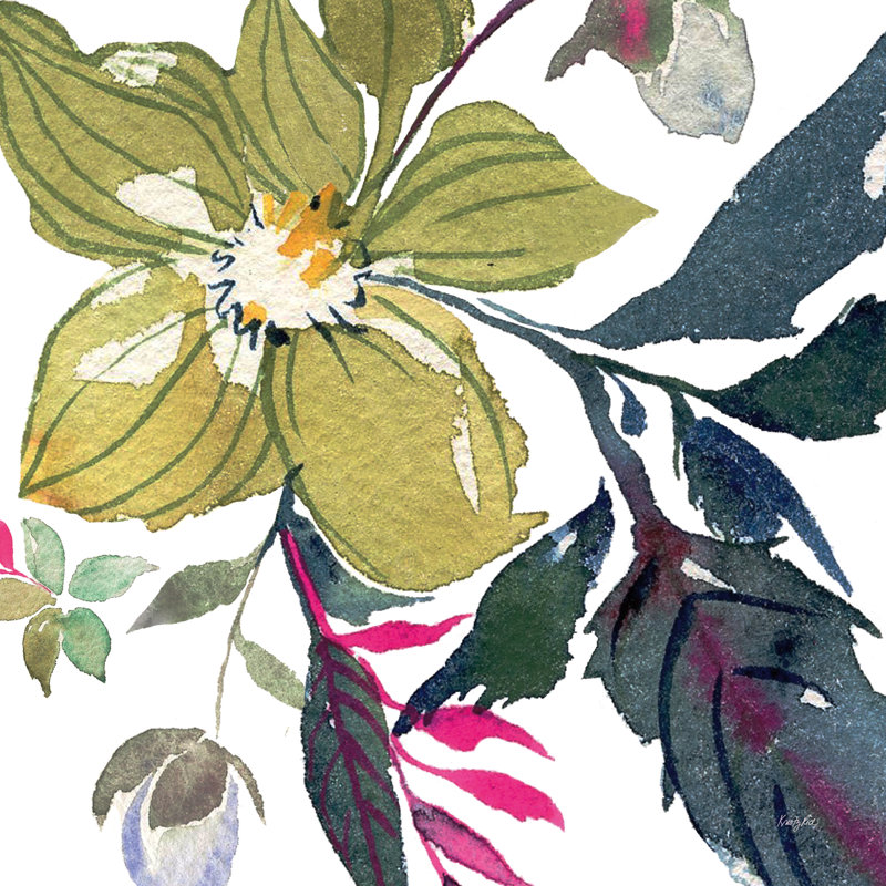 Hellebore Ya Doing I by Kristy Rice - Wrapped Canvas Painting, 51cm H x 51cm W
