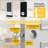 6-in-1 Smart Locks Keyless Touchscreen Deadbolt fingerprint APP Remote Control Electronic Door Locks-106454087