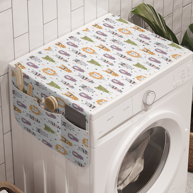 Machine à laver East Urban Home Zoo, paquet de 2, 47 po x 18,5 po
