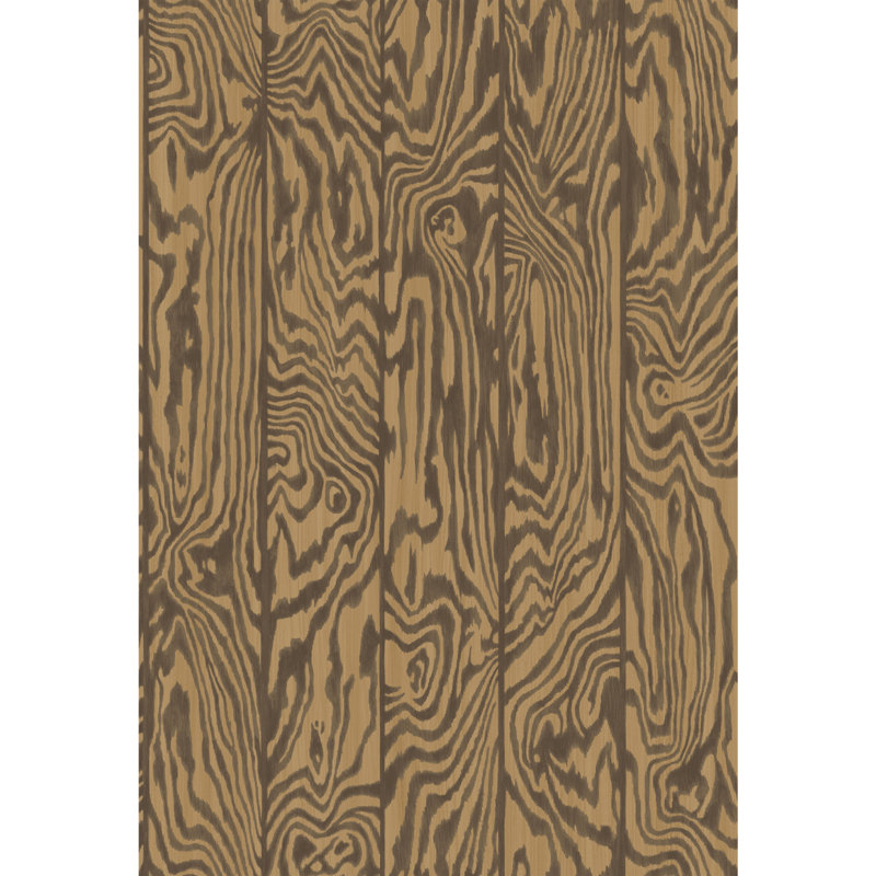 Curio Zebrawood Animal Print Wallpaper Roll, Tiger