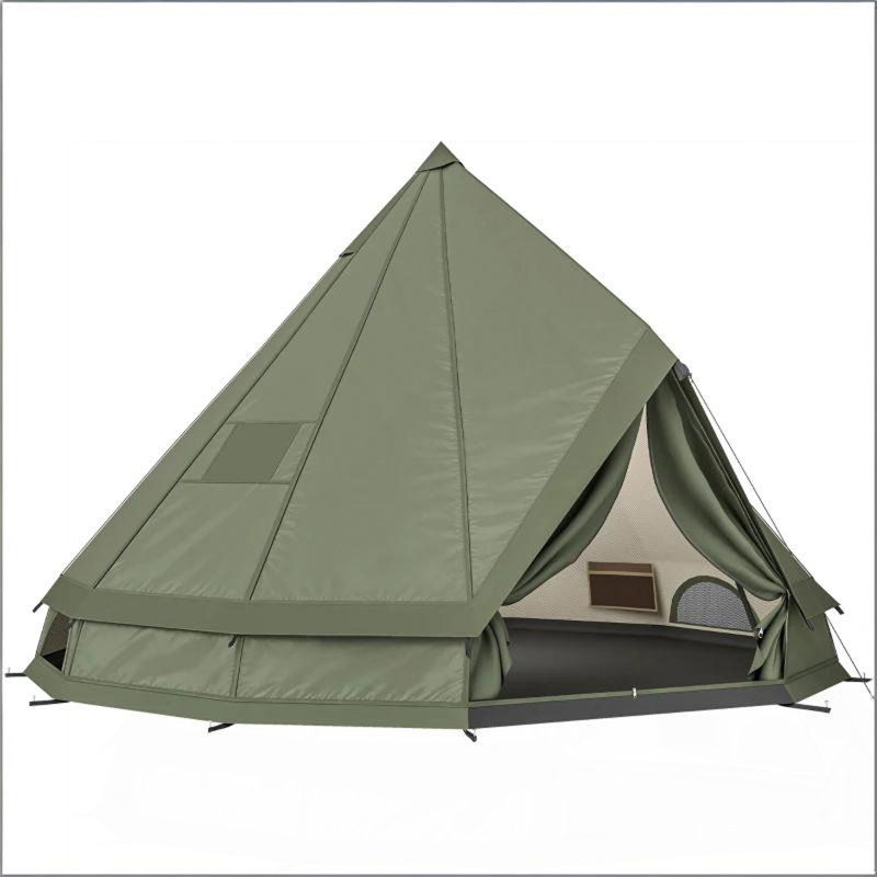 Tente de camping extérieure imperméable, tente tipi, tente de camping extérieure