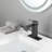 Waterfall Spout Bathroom Faucet,Single Handle Bathroom Vanity Sink Faucet-121292143