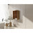 Wall Mounted Storage cabinet with open shelves