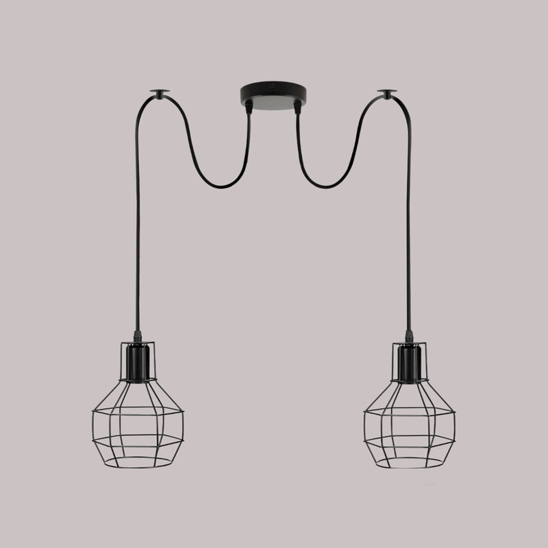 Margaree 2 - Light Cluster Pendant, Black