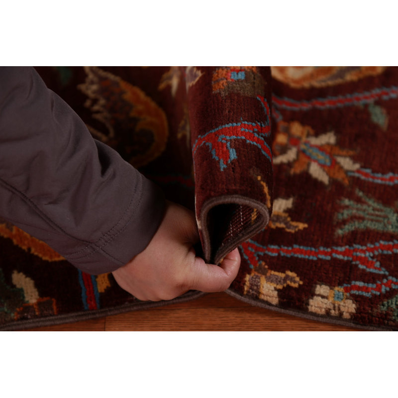 Tapis décoratif animaux motif animal rouge Ziegler 2x3