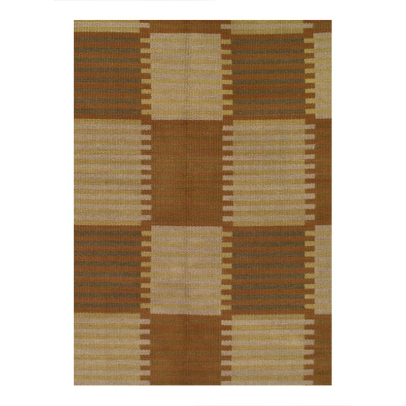 Tapis scandinave réversible 7 pi 8 po x 9 pi 9 po