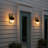 Lateefah Anti-Rust Porch Lights Outdoor With Bubble Glass Globe