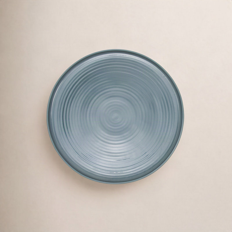 Essential Stoneware Platter, Peacock