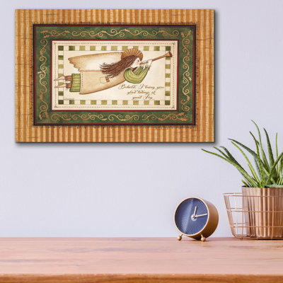 'Angel with Trumpet' by Linda Spivey, Acrylic Glass Wall Art