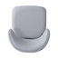 Chaise d'appoint rembourrée (ensemble de 2)-128259798