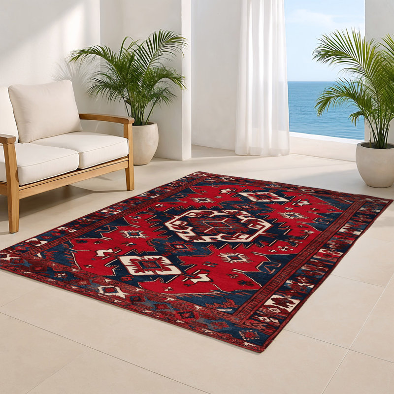 Turkish Brown Indoor and Outdoor Area Rug, Rectangle 2' x 3'