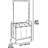 Heavy Duty 3-Basket Rolling Laundry Sorter Cart With Garment Hanging Bar And Drying Rack - Portable Metal Laundry Organizer System