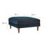 Repose-pieds rembourré Modway Zoya-93235952