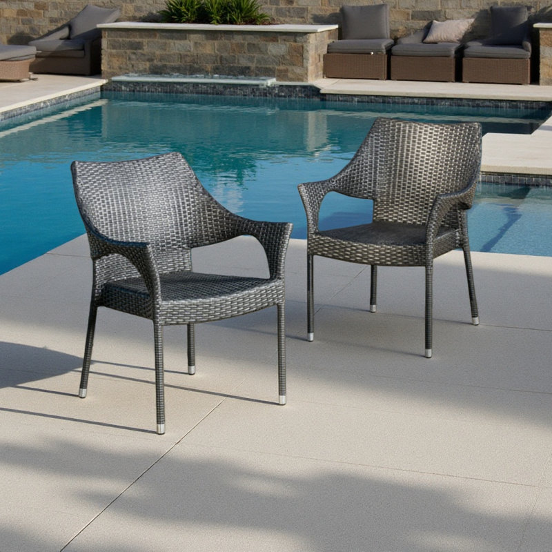 Wicker Chair Set(3Pcs)