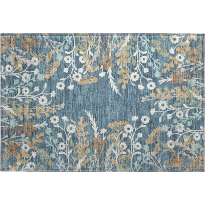 Tapis floral lavable à la machine de qualité supérieure Mayfield AMF2334