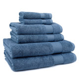 Adlena 6 Piece Turkish Cotton Towel Set