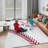 4x5ft Children's Area Rug,Baseball Pattern, Faux Cashmere Non-Slip Carpet, Suitable for Living Room, Bedroom, Children's Room, Home Decor-650992430