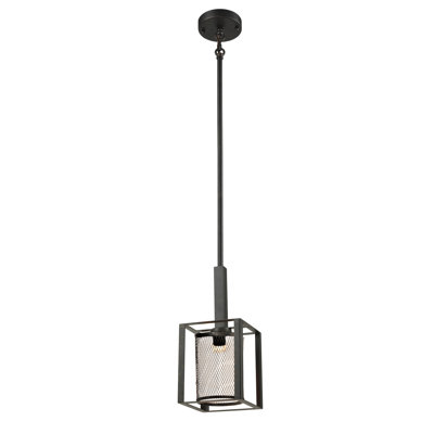 Finn 1 - Light Antique Bronze Single Pendant