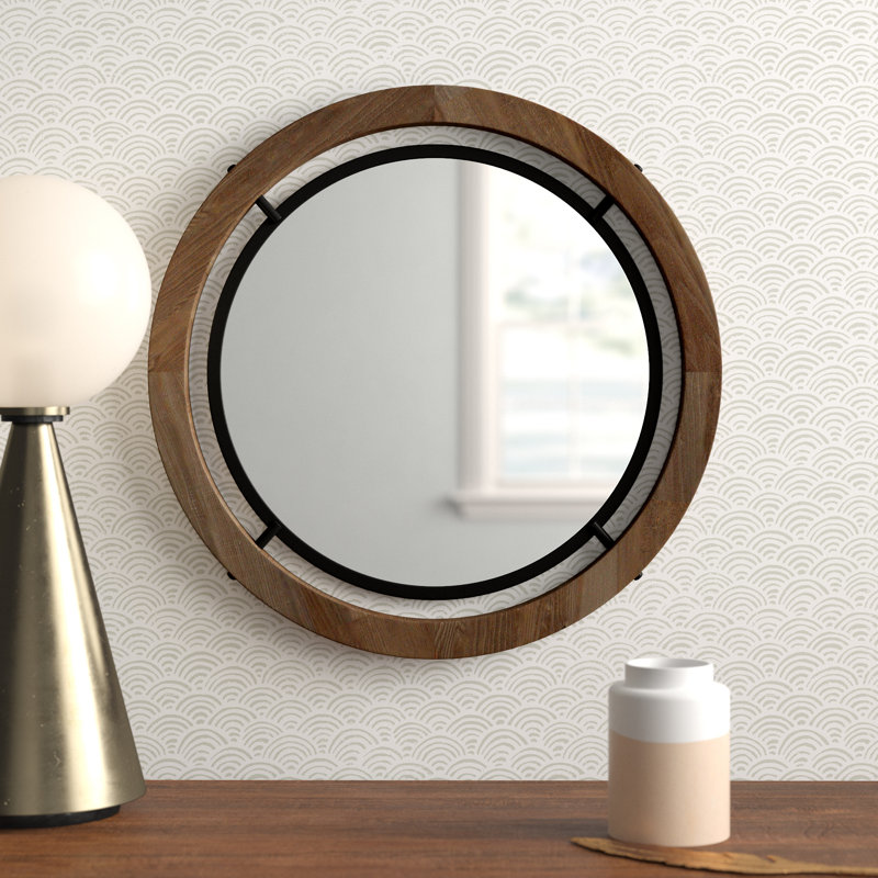 Miroir d'appoint Smita, 19,3 po x 19,3 po