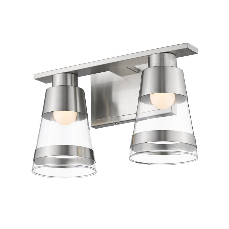 Jacey 2 - Light Dimmable LED Vanity Light, Brushed Nickel