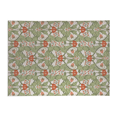 Tapis de cuisine léger antidérapant Ogee Leaf