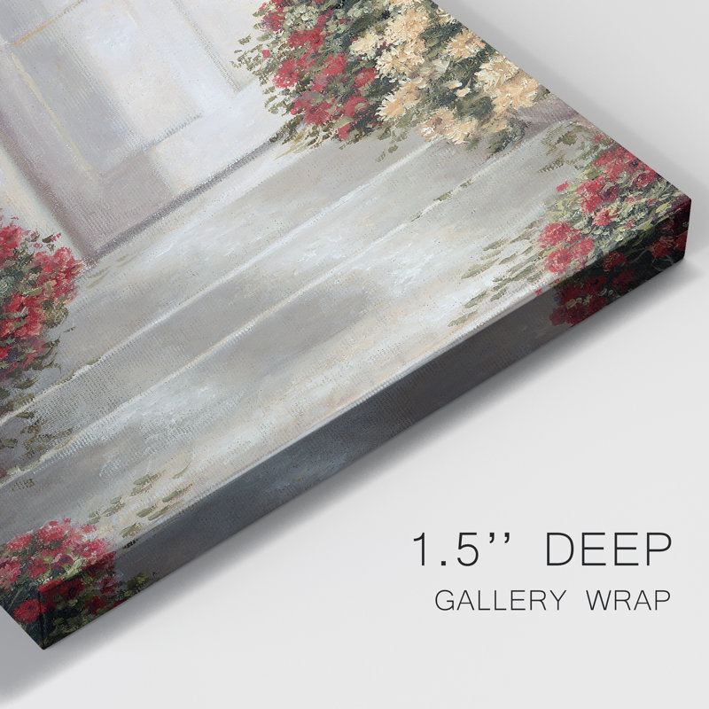 Distant Drama II - peinture sur toile tendue, H 24 po x l 12 po x P 1 po