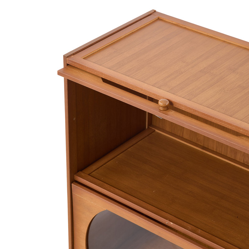 3-Tier Multipurpose Freestanding Bookcase Storage Cabinet