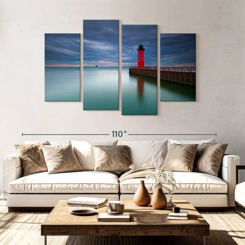 Milwaukee pierhead lighthouse Aletra, H 54 po x l 84 po