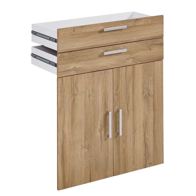 Woolum Engineered Wood Cabinet Doors, Brown