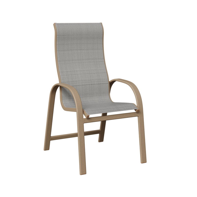 Chaise berçante à haut dossier berlinois Berlin Gardens, Charm platine, Chêne veiné de bois
