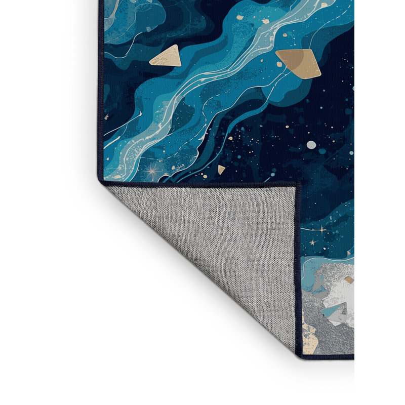 Tapis vert lavable à la machine Pekka, 2 x 5