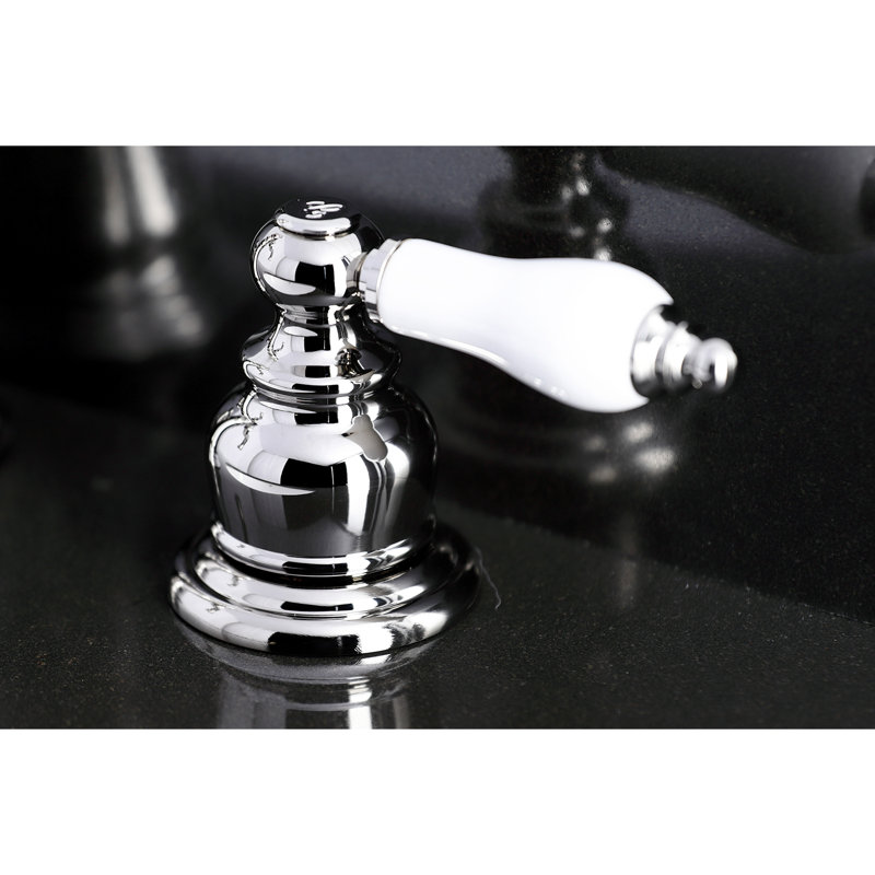 Robinet de salle de bain espacé Kingston, Nickel poli