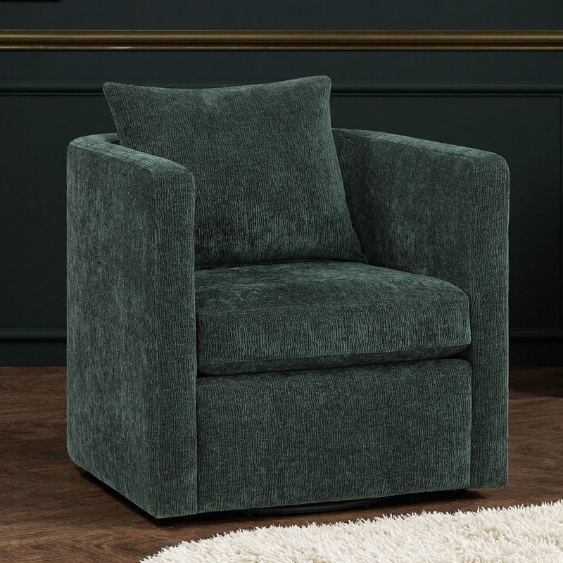 Fauteuil d'appoint pivotant Sutton - Confort luxueux, style réversible, rotation sans effort pour un confort ultime